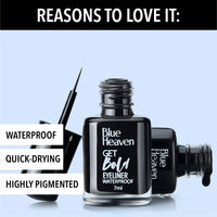 Blue Heaven Get Bold Matte Finish Eyeliner Gel (Black, 7 Ml)