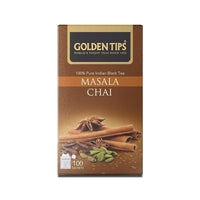 Golden Tips Masala Tea Bags (100 Cups) 100% Natural, 200 g
