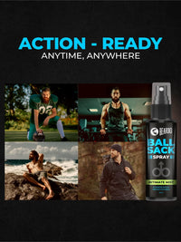 Beardo Ball Sack Spray For Men, 50ml | Intimate Care Spray for Fresh, Clean and Dry Balls | Intimate Hygiene Body Spray for Men; Prevents Odor, itch | Strictly for men Gift for men