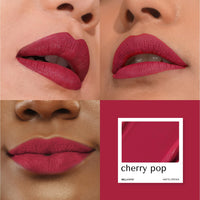 BELLAVITA Kiss-Proof Liquid Lipstick | 3.8 ml | 18-hr Stay | Transferproof Lipstick | Long Lasting | Ultra Matte Finish | Intense Moisturisation | Waterproof Liquid Lipsticks for Women | Cherry Pop