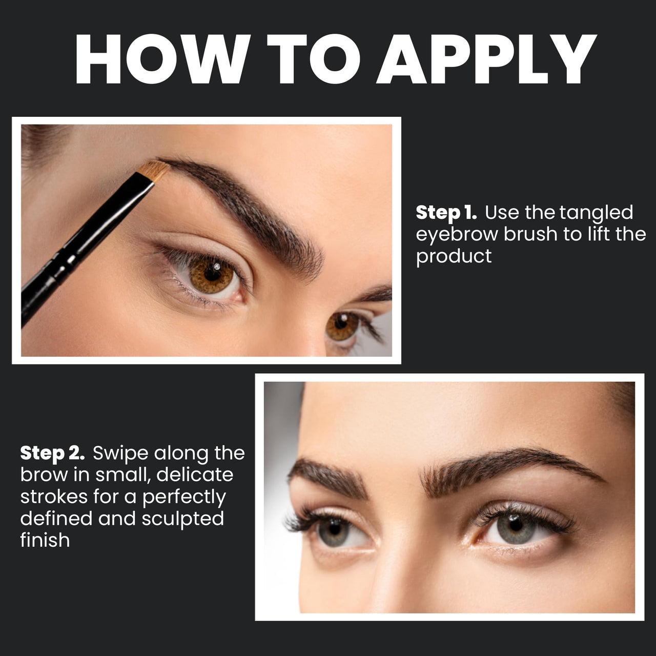 Seven Seas The Way Eye Want Eyebrow Palette | Travel Friendly | Easily Blendable | With Dual Ended Eyebrow Brush and Sponge (Shade-02, 11.5g)