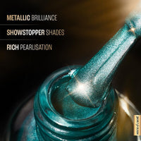 Lakmé Chrome Metallic Finish Nail Paint, Gold 6Ml