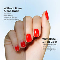 Bolt Bee No Wipe Base Coat,15ml for Gel Nail Polish Soak Off LED Nail Lamp Gel Base Coat Upgraded Formula Long-Lasting DIY Home and Nail Salon