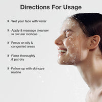 Cos-IQ FC-2 Face Cleanser for Dry to Normal Skin Hydrating Face Wash, 100% Soap-Free Facewash | Non-Irritating Formula | For Women & Men, 100ml