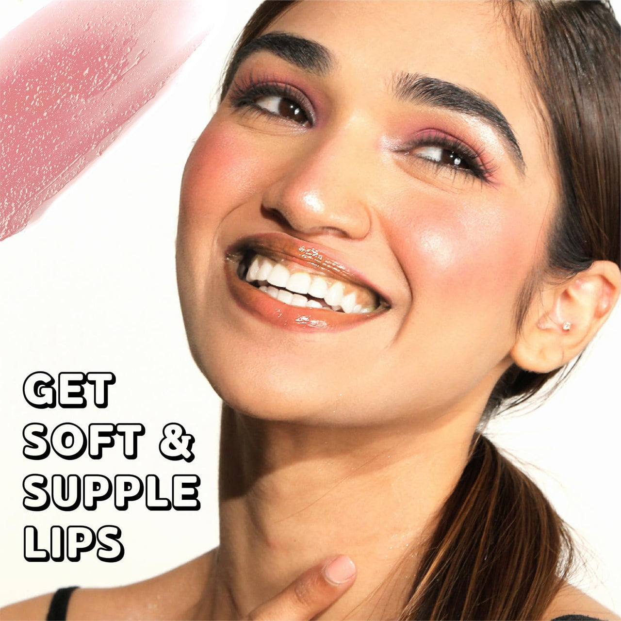 Blue Heaven Tinted Lip Balm Infused With Shea Butter, Almond Oil And Vitamin E - Cocoa, 8G, Brown