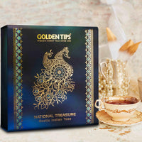 Golden Tips National Treasure Exotic Indian Herbal Tea Box (75 gram-36 Cups)