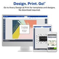 Avery Printable Postcards with Sure Feed Technology, 4