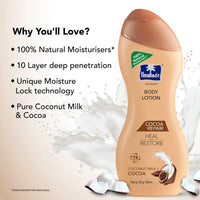 Parachute Advansed Cocoa Repair Body Lotion, Intense Moisture, 600ml