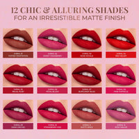 Just Herbs Relaxed Matte Liquid Lipstick Lip Colour for Women Tinted Lip Balm for Men and Women with SPF 20+ for Dark Lips to Lighten 4 g (Cherry) Combo