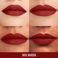 Lakmé Liquid Lipstick Indie Maroon (Matte) & Lakmé Liquid Lipstick Pink Footprint (Matte)
