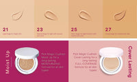 MISSHA Magic Cushion Cover Light I Mousse Foundation I SHADE NO. 21 I 15g I Long Lating Formula I Hydrating Skin I Matte Finish I Natural Glow I All SKin types