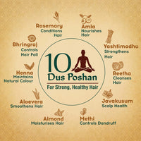 Dabur Vatika Ayurvedic Shampoo - 1L | Damage Therapy | With Power of 10 ingredients for solving 10 hair problems| No Parabens | For all hair types