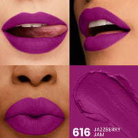 Seven Seas HD Intense Matte Lipstick | Non-Transfer | Lipstick For Women (616-Jazzberry Jam, 3.5G)