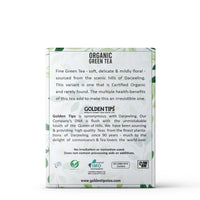 Golden Tips Organic Fine Darjeeling Green Tea, Pack of 2 (100 gm - 50 cups)