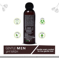 Ayouthveda Gentlemen PH Wash | Intimate Hygiene Wash For Men | PH Balancing Formula, Prevents Dryness, Itchiness & Bad Odor | Enriched With Aloe Vera, Haridra & Ashwagandha (Pack Of 3-180ml each)
