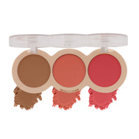 Shryoan Cheek Leaders Blush Palette| Smudge-proof & Highly Pigmented With Matte Finish & Highly Blendable Shades Suitable for All Skin Types (Shade 01) (15g)