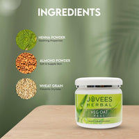 Jovees Veg Oat Face Peel Removes Acne Pimple and Tanning | with Almond Powder and Wheat Grain 100g