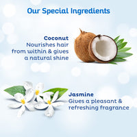 Parachute Advansed Jasmine Gold Coconut Hair Oil With Vitamin-E For Super Shiny Hair, Non-sticky, 300ml