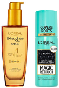 L'Oréal Paris Serum, 100 ml & L'Oréal Paris Instant Root Concealer Spray2 Dark Brown