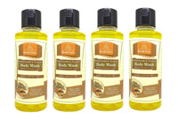 Khadi Pure Herbal Sandal & Turmeric Body Wash, 210 Ml (Pack Of 4)