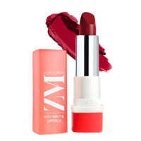ZM Zayn & Myza Rich Matte Lipstick | Smooth and Light Weight | Intense Color in one Swipe | High Pigmentation Bullet Lip Stick Enriched with Argan oil, Murumuru and Shea Butter (4.2 gm, Girl Boss)