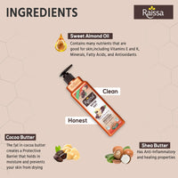 Raissa Butter Soft - Intense Moisture Body Lotion For Women & Men | 2 X 300 ml | Plant based 100% Natural & Organic Cocoa & Shea Butters | Non Greasy | Fast Absorbing | All Skin Types