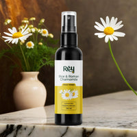 Rey Naturals Aqua Range | Roman Chamomile Plus Rice Toner For Glowing Skin - 100ml | Non-Oily Rice Water Toner Korean For Women & Men | Toner For Clear, Glass & Smooth Skin | For All Skin Types