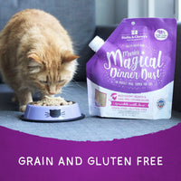 Stella & Chewy's  Freeze-Dried Raw Marie’s Magical Dinner Dust – Grain Free, Protein Rich Cat & Kitten Food Topper – Wild-Caught Salmon & Cage-Free Chicken Recipe – 7 oz Bag Salmon & Chicken 7 Ounce (Pack of 1)