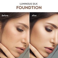 C2P Pro Luminous Silk Liquid Foundation For Women Face Makeup LIGHT 03, 30 ml | High Coverage For Dry Oily Combination Natural Glowing Skin | Waterproof Long Lasting | Argan Oil & Vitamin E