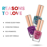 Seven Seas Easy Gel Nail Polish, Intense Glossy Finish, Hydrating Formula, Rich Pigmented, Quick Dry (205, 10ml)