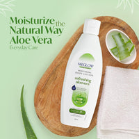 Meglow Pro-Care Moisturizing Body Lotion | Refreshing Aloe Vera Moisturizer for Women & Men for All Skin Types | Hydrating Moisturizer-150ml Pack of 2