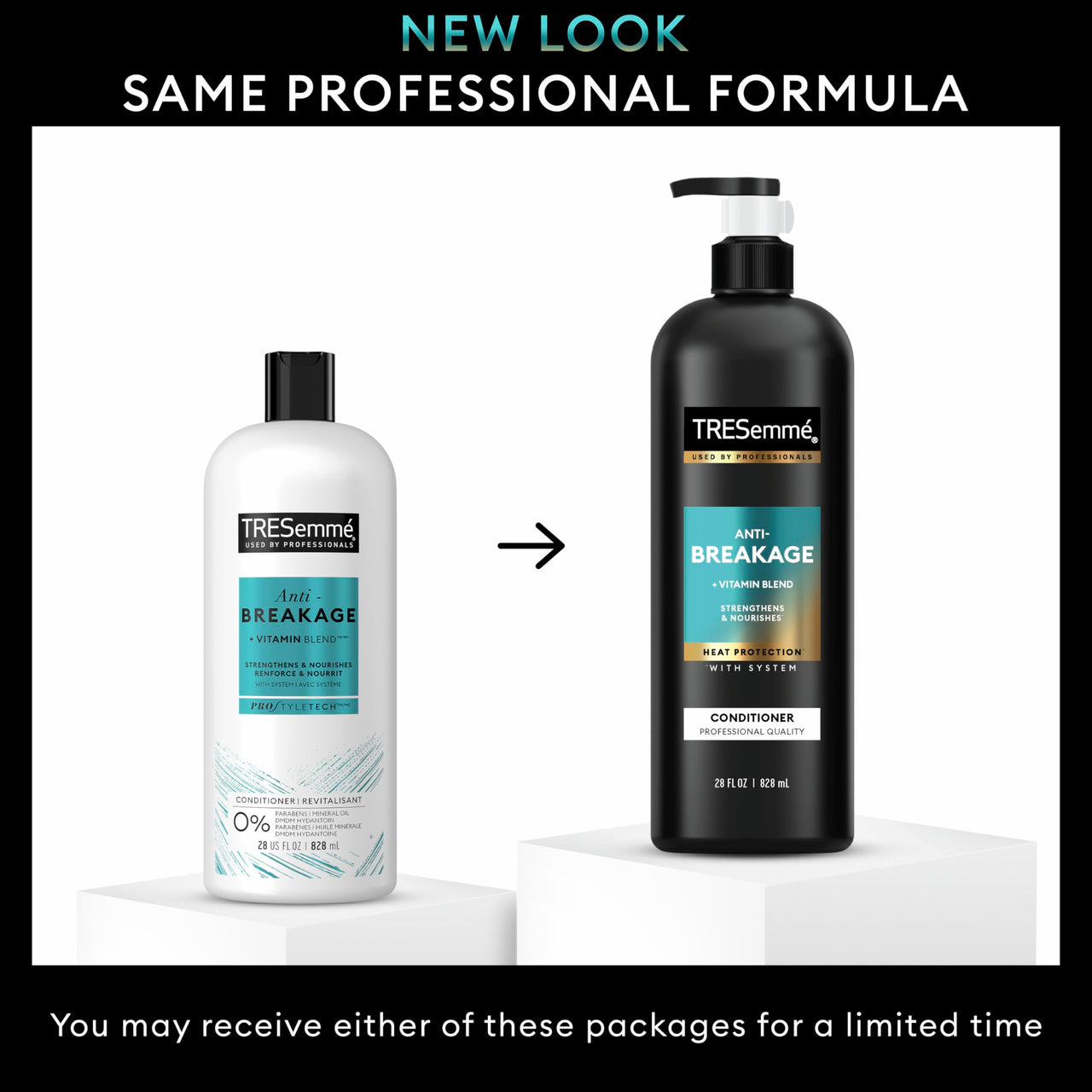 TRESemme Unscented Conditioner For All Hair Type 828Ml (Anti-Breakage), 1 Count