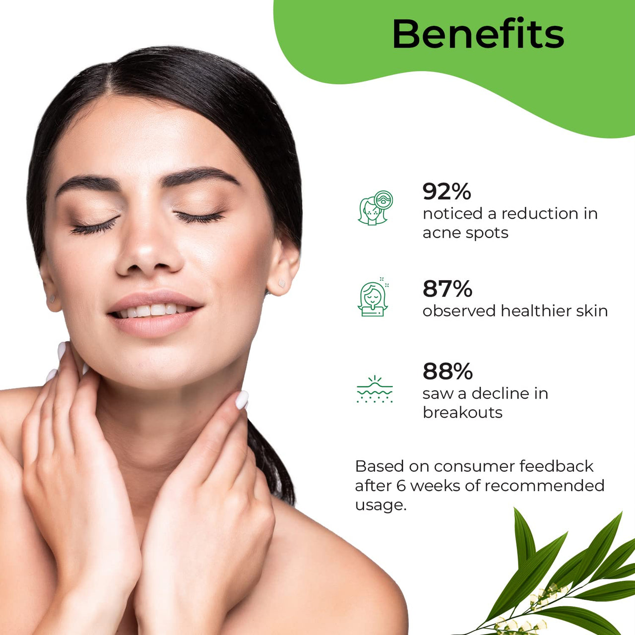 Pilgrim Tea Tree & 10% Niacinamide blemish-remover serum with Zinc PCA for acne prone skin | Niacinamide serum for acne| Acne scar reducing 10% Niacinamide serum for face | Women & Men | 30 ml