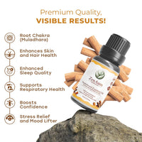ZenAum Essences Emotional Wellness Trio | 100% Pure Jasmine, Lavender & Sandalwood Essential Oils Pack of 3 (15ml x 3) | Stress Relief, Joyful Mood, Self-Love | FDA Approved | GMP, IFRA, ISO Certified