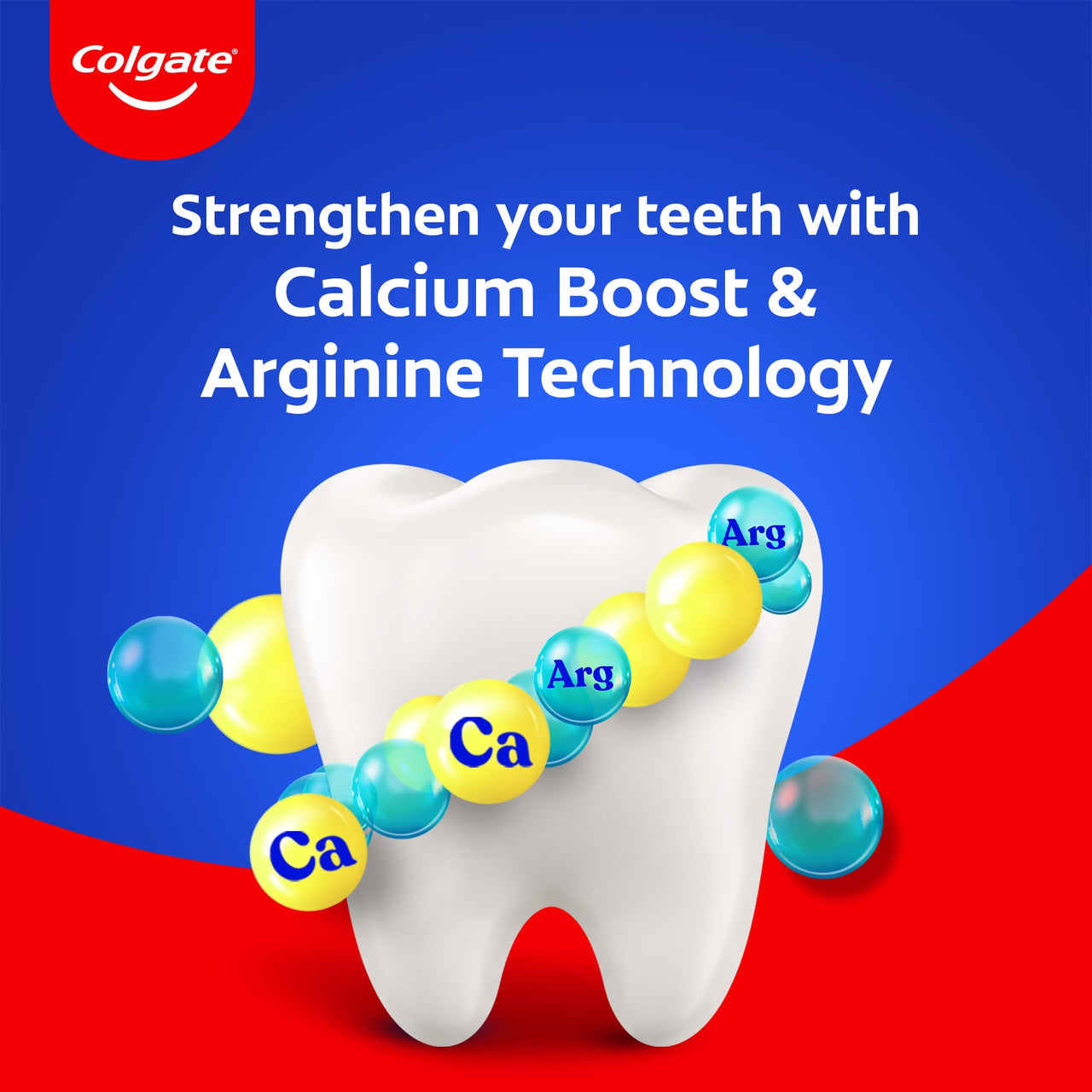 Colgate Strong Teeth Toothpaste, 800g (200g*4), India's No: 1 Toothpaste Brand, Calcium-boost Tooth Paste for 2X Stronger Teeth, Whitens Teeth, Fresh Breath & Prevents Cavities (Combo Pack Offer)