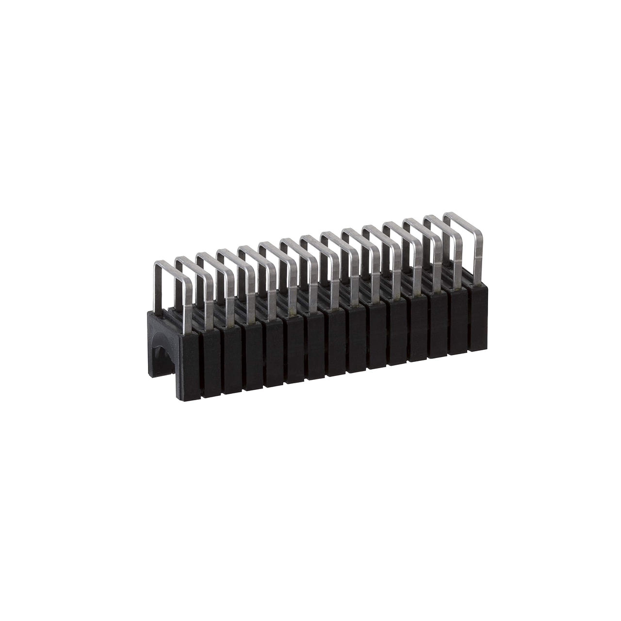 Arrow 591188BLSS Genuine T59 Stainless Steel 1/4-Inch Leg Length by 5/16-Inch Crown Width Insulated Staples for Cable and Wiring, Black, 300 Count