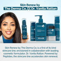 The Derma Co. X Dr.V Skin Renew Peptide Hydrating Toner With Hyaluronic Acid - 100 Ml, 1% Salicylic Acid, Unclogs Pores, Alcohol-Free