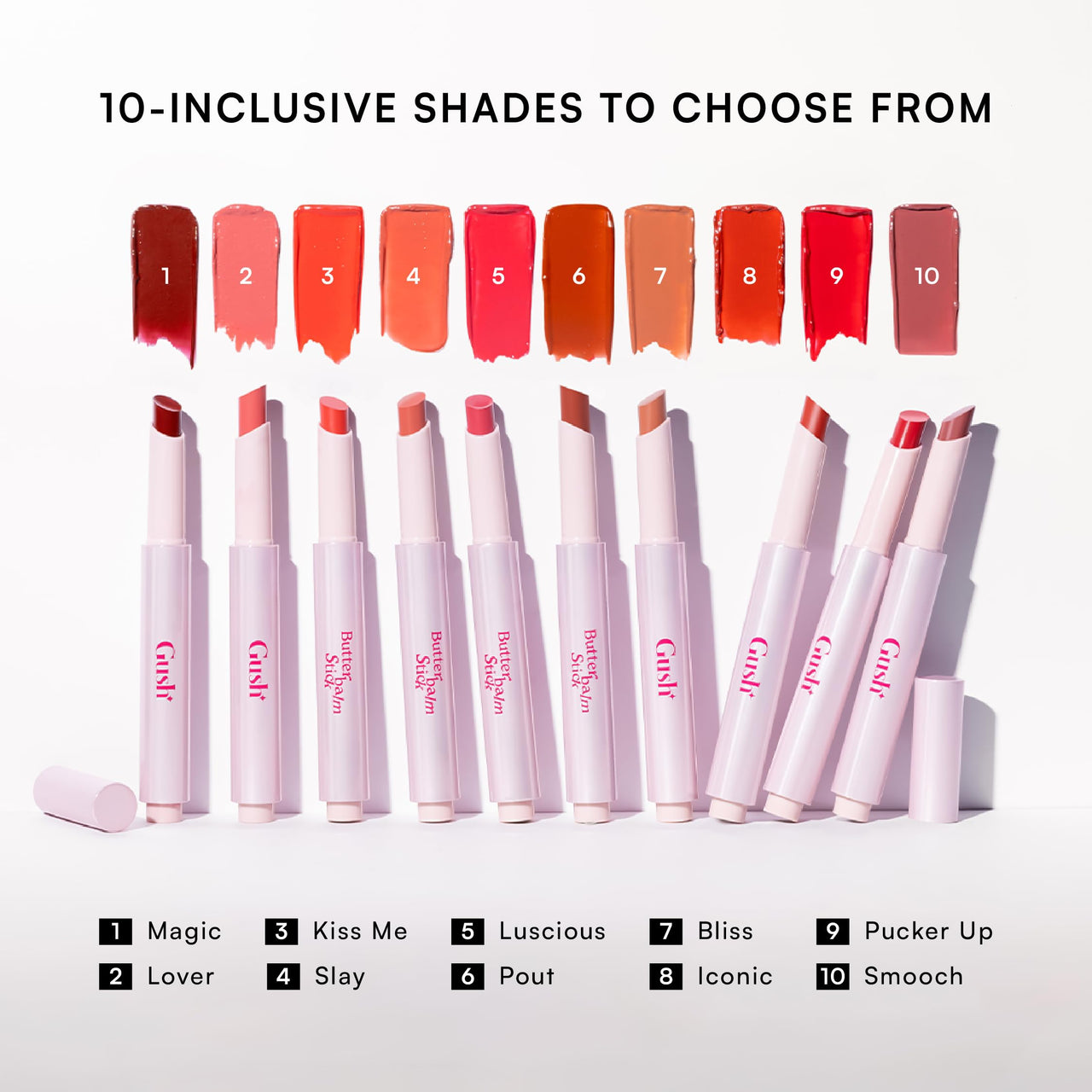Butter Balm -Glossy Tint Balm | 3-in-1 Plumping Lip Gloss Balm For High Shine | Hydrating | Long Lasting | Glass Shine | Non Drying 1.7g (Lover (Creamy Baby Pink))
