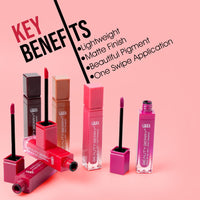 Beauty Berry Hold Up All Day Liquid Lipstick | Long Lasting, Non Transfer Matte Lipstick | Highly Pigmented, Smooth One Swipe Application & Lightweight Liquid Lipstick for Women (09 - Sexy Coco, 7.5g)
