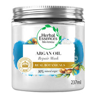 Herbal Essences bio:renew Argan Oil of Morocco SHAMPOO, 400ml, No Parabens No Colourants and Herbal Essences, Argan Oil Hair Mask, 237ml, For Dry, Damaged,Frizzy Hair |Hair Mask for Men & Women