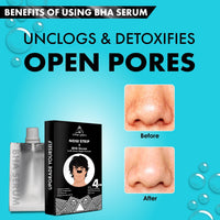 urbangabru Combo Peel Off Mask & Nose Strip For Blackhead & Whitehead Removal | Fights Pollution, Dirt & Tan, 2 Count