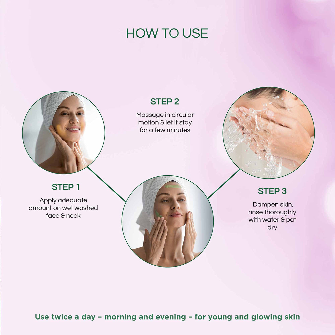 Medimix Ayurvedic Natural Glow Face Wash for youthful and glowing skin | With Sugarcane and Ginger | 100 ml (Pack of 2)