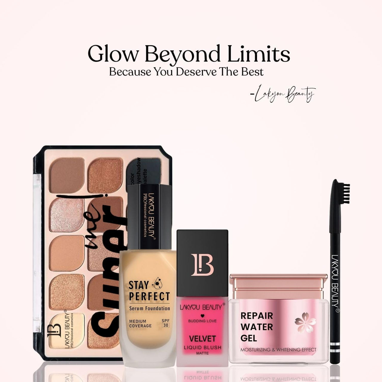 Lakyou Beauty Velvet Liquid Blush Matte | Light Weight | Highly Pigmented | Long-lasting | Easily Blendable | All Skin Types | Shade-06 (Nude Nuance) 15ml