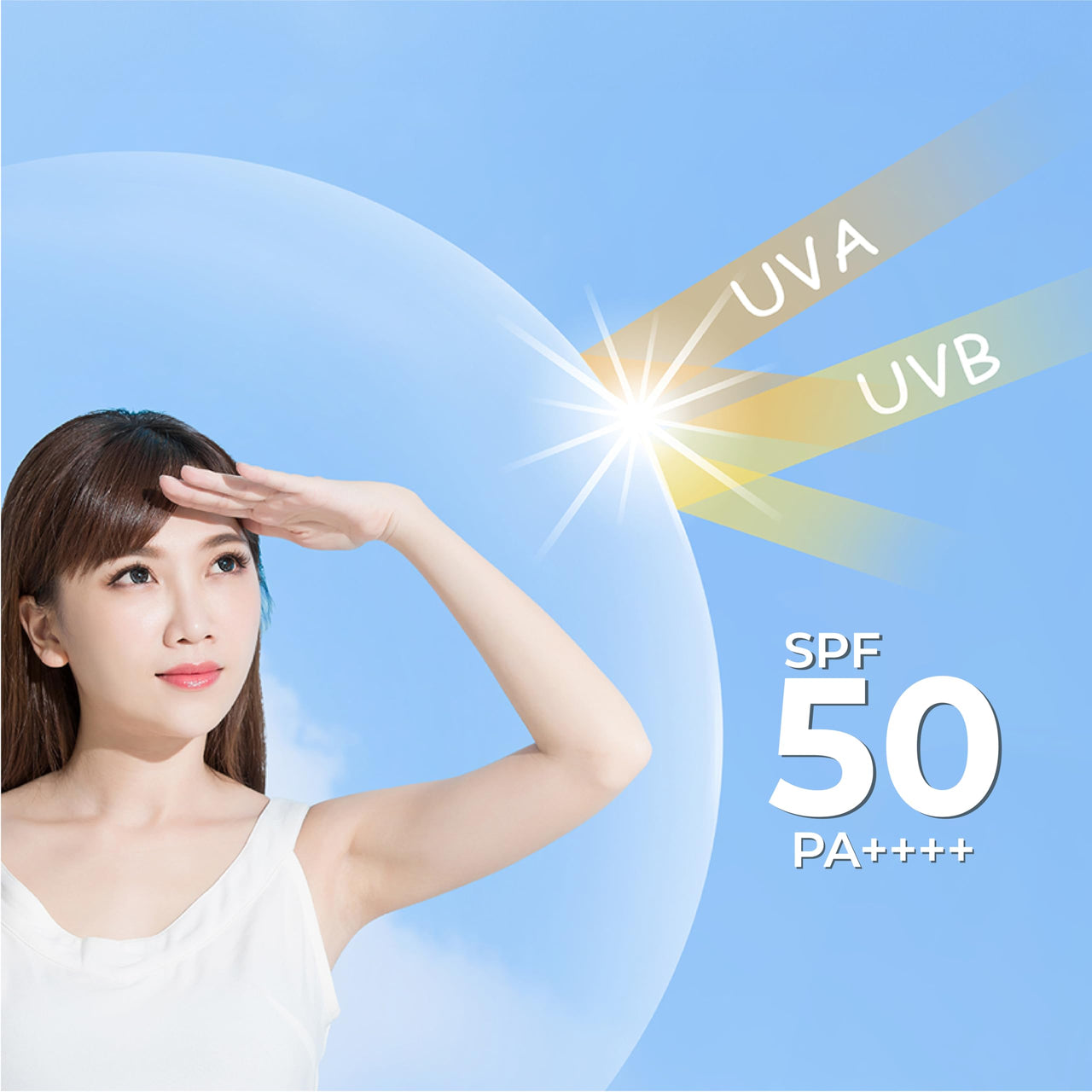 Pure Origin Korean Vitamin C Bright Boosting Light Gel Sunscreen 50 PA++++ & Bright Boosting BB+ Cream Combo | Light Gel Texture sunscreen, No White Cast | Non Irritant | for sun protection | Brighter and Glowing skin | For women and men | For all skin ty