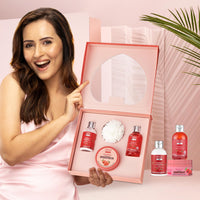 Bryan & Candy Strawberry Body Care Heart Collection ,Gift Set for Women and Men