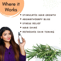 Mystiq Living Rosemay Hair Spray for Growth, Super Combo(Pack of 2)- 200 ML | Rosemary Water Helps Reduce Hair Fall
