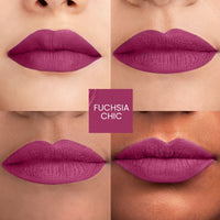 LAKMÉ Forever Matte Liquid Lip Colour, Red Wine, 5.6ml & Lakme Forever Matte Liquid Lip Colour, Fuschia Chic, 5.6 ml
