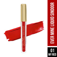 Hilary Rhoda Ever Mine Liquid Sindoor | Long Lasting | Smudge-Proof & Sweat-Resistant | Crease-Free Sindoor | Quick Drying Formula | Highly-Pigmented | 4ml (My Red)
