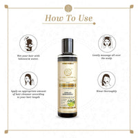 Khadi Natural (TM) Amla and Bhringraj Hair Cleanser(Shampoo), SLS and Paraben Free, 210ml