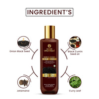 Khadi Organique Onion Black Seed Hair Shampoo 200ML For Healthy And Silky Hair